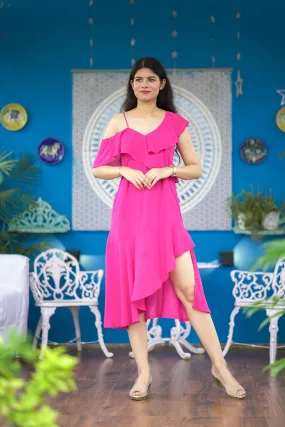 NYSSA ASYMMETRICAL DRESS FOR WOMEN