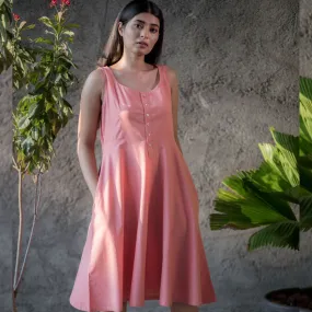 Old Peony Organic Cotton Skater Dress