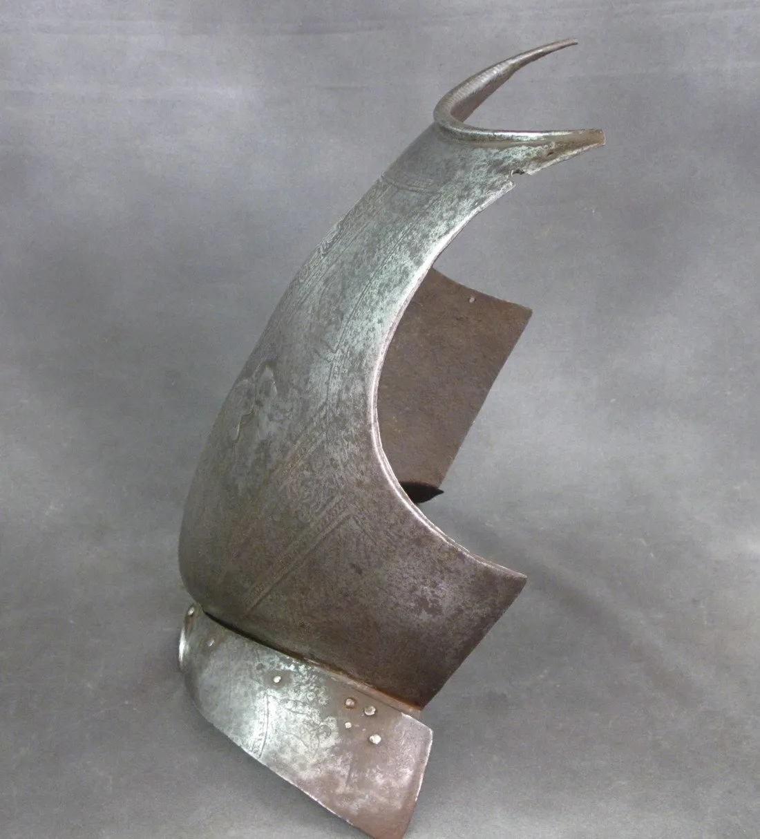 Original 16th Century European Engraved Breastplate Armor