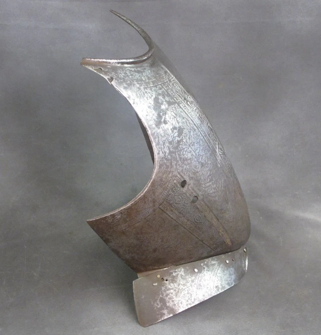 Original 16th Century European Engraved Breastplate Armor