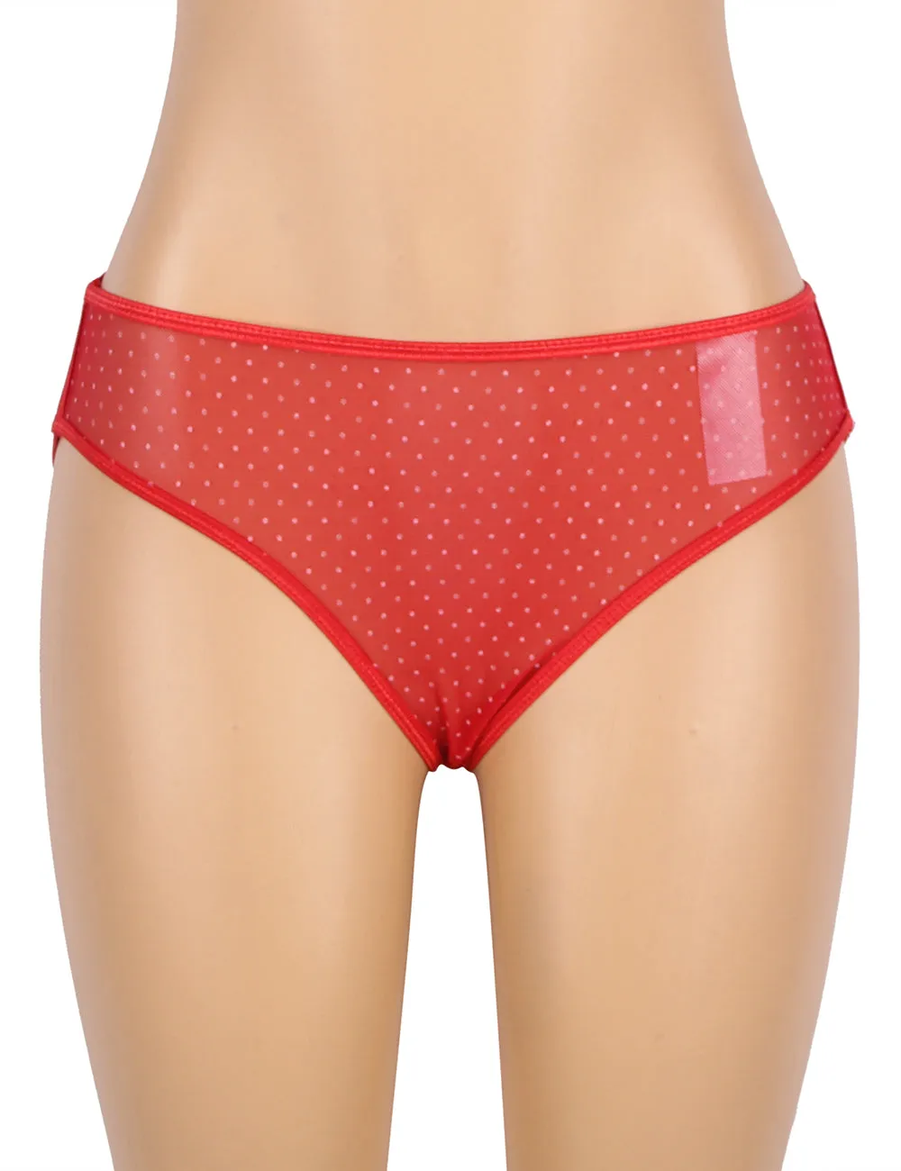 Red Sexy Egypt Silk Bow-Knot Holollow Out Bra Open Back Side Backbydoll