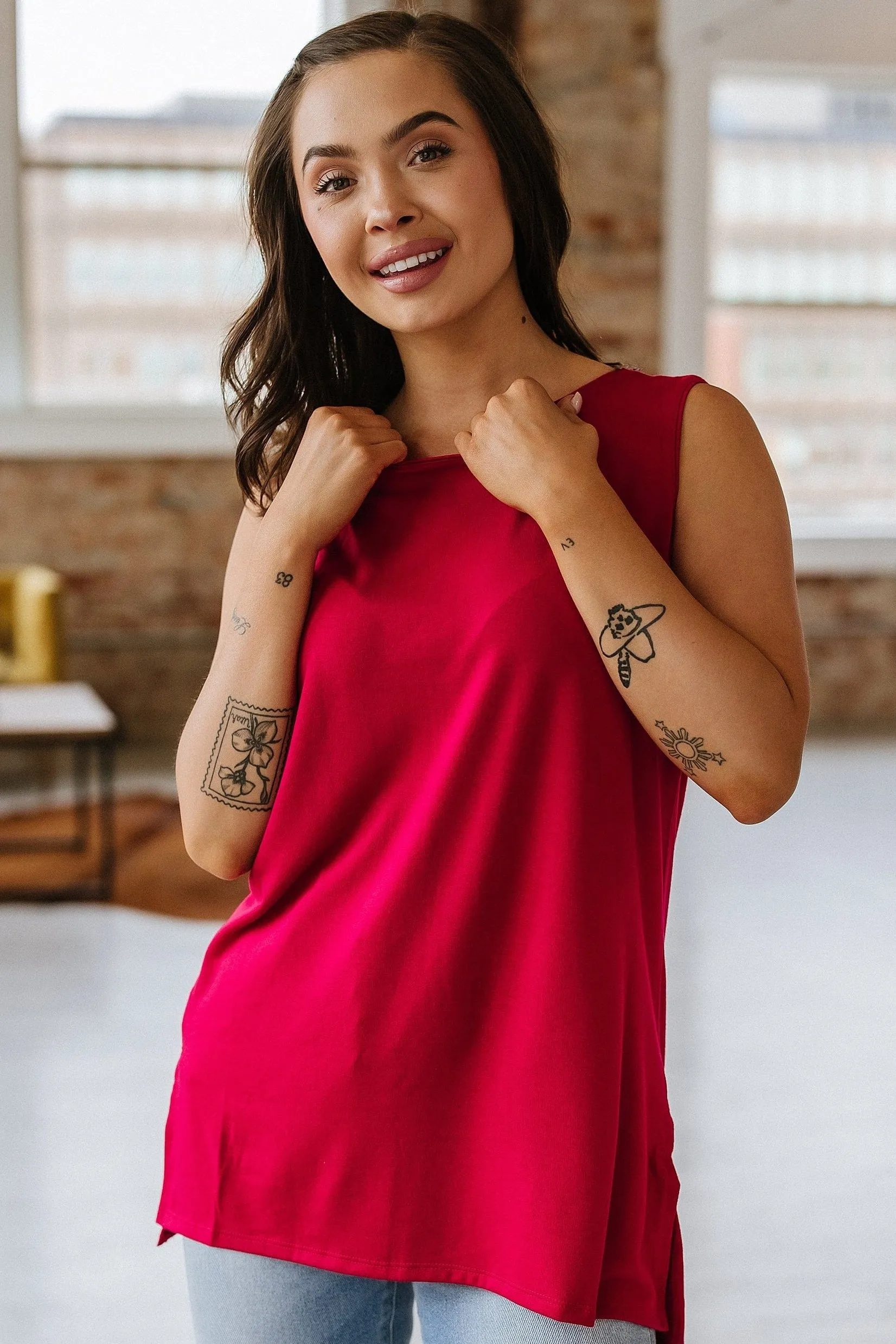 SALE - Frieda Side Slit Tunic | S-XL