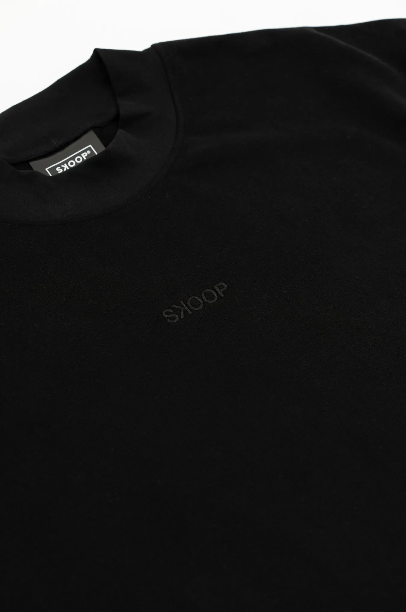 SKOOP® Basiks Mock Neck Shirt Shadow
