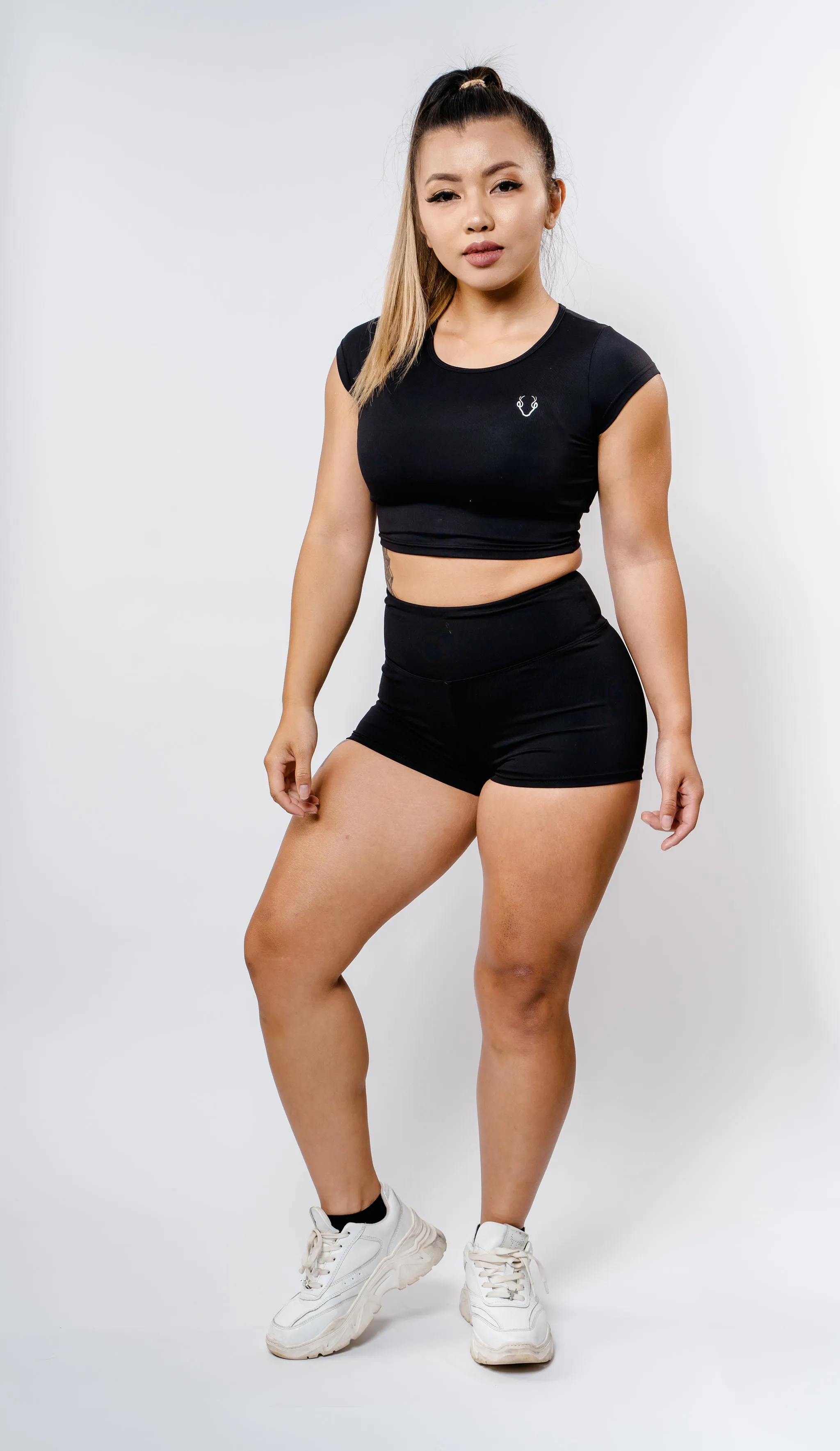 Slay Crop Top - Black