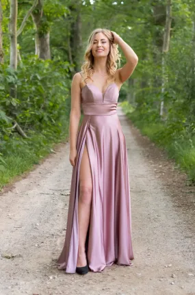 Sleek Dress - Mauve