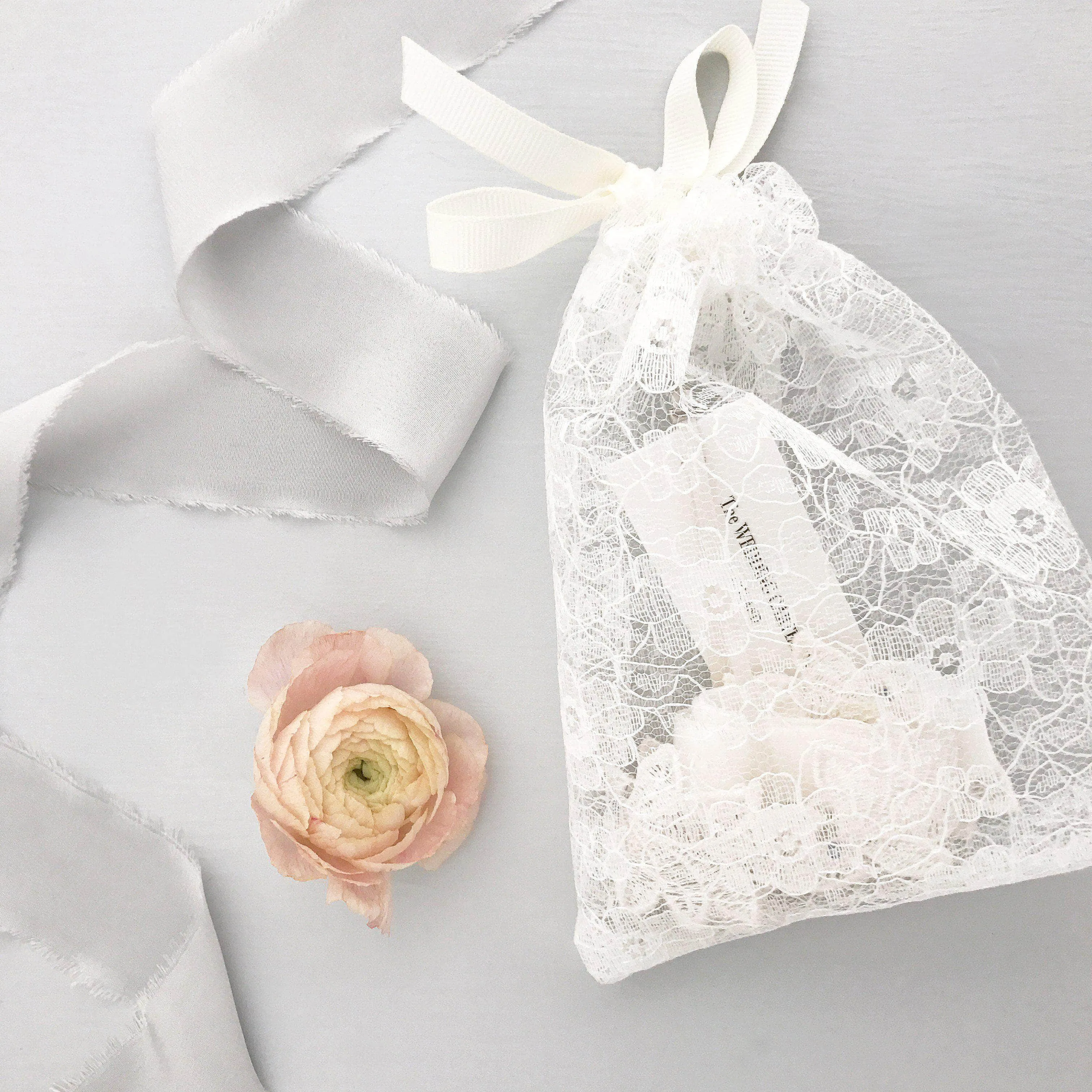 'Something blue' and delicate scalloped lace garter - 'Ada'