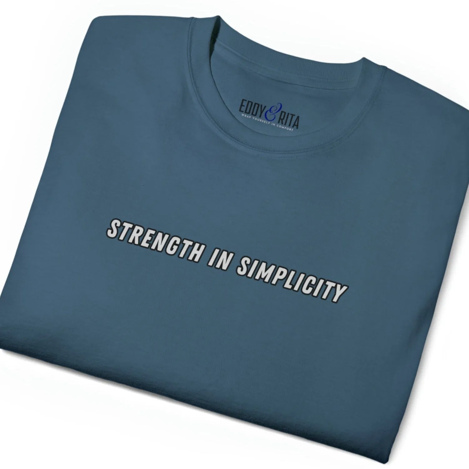 Strength in Simplicity Men's Tee - Minimalist and Powerful Shirt