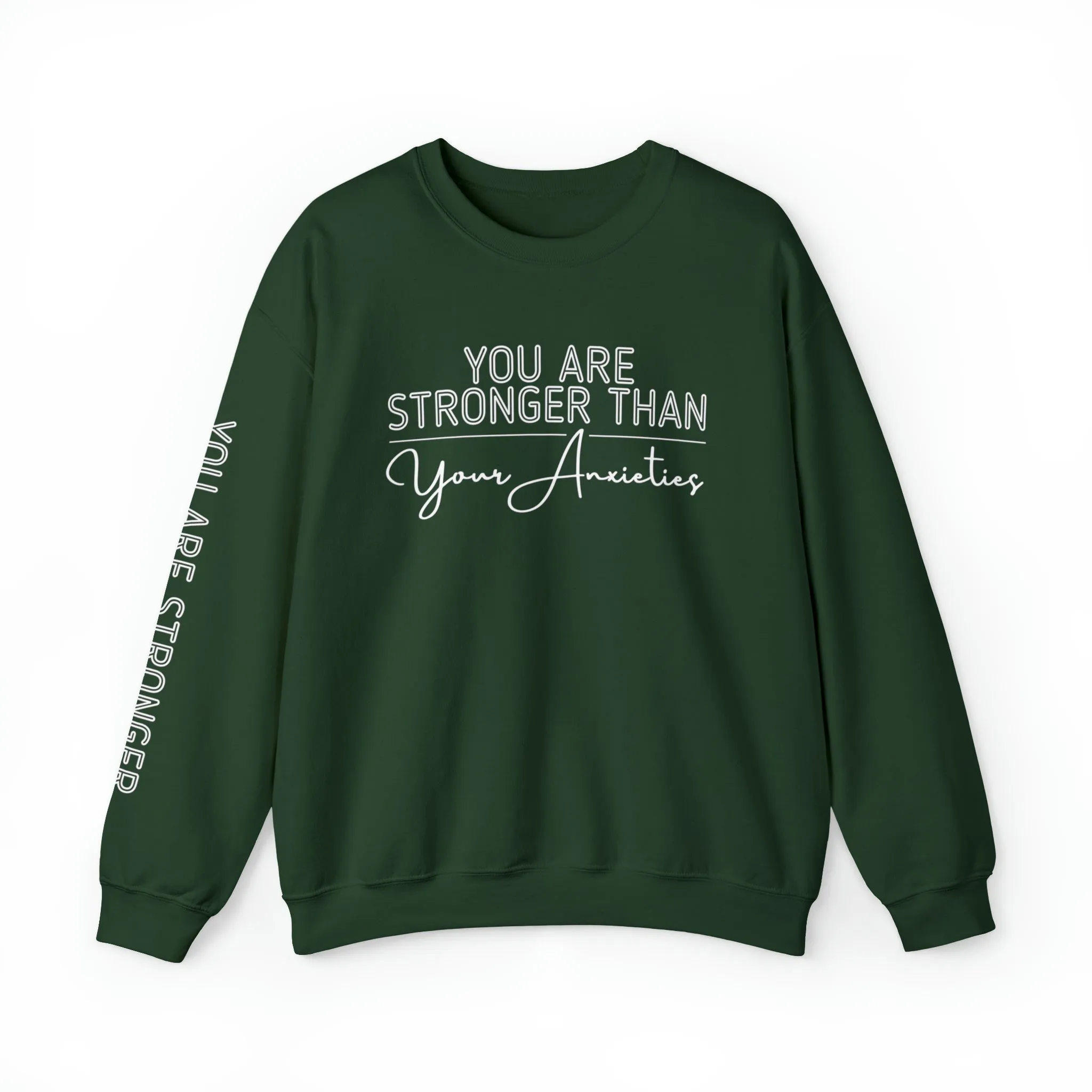 Stronger Than Anxiety Women's Sweatshirt: Empowering Message