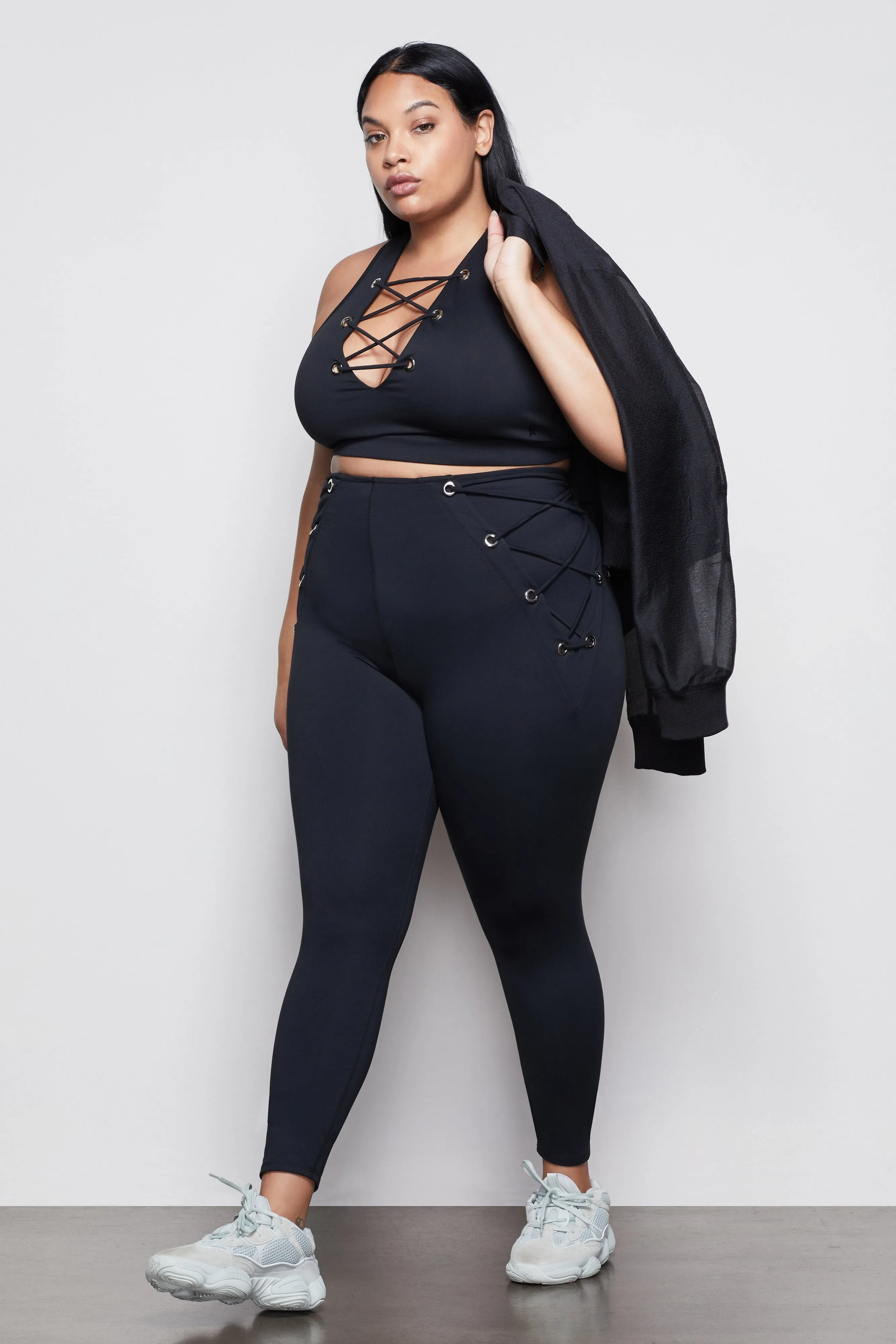 THE ALL TIED UP 7/8 LEGGING | BLACK001