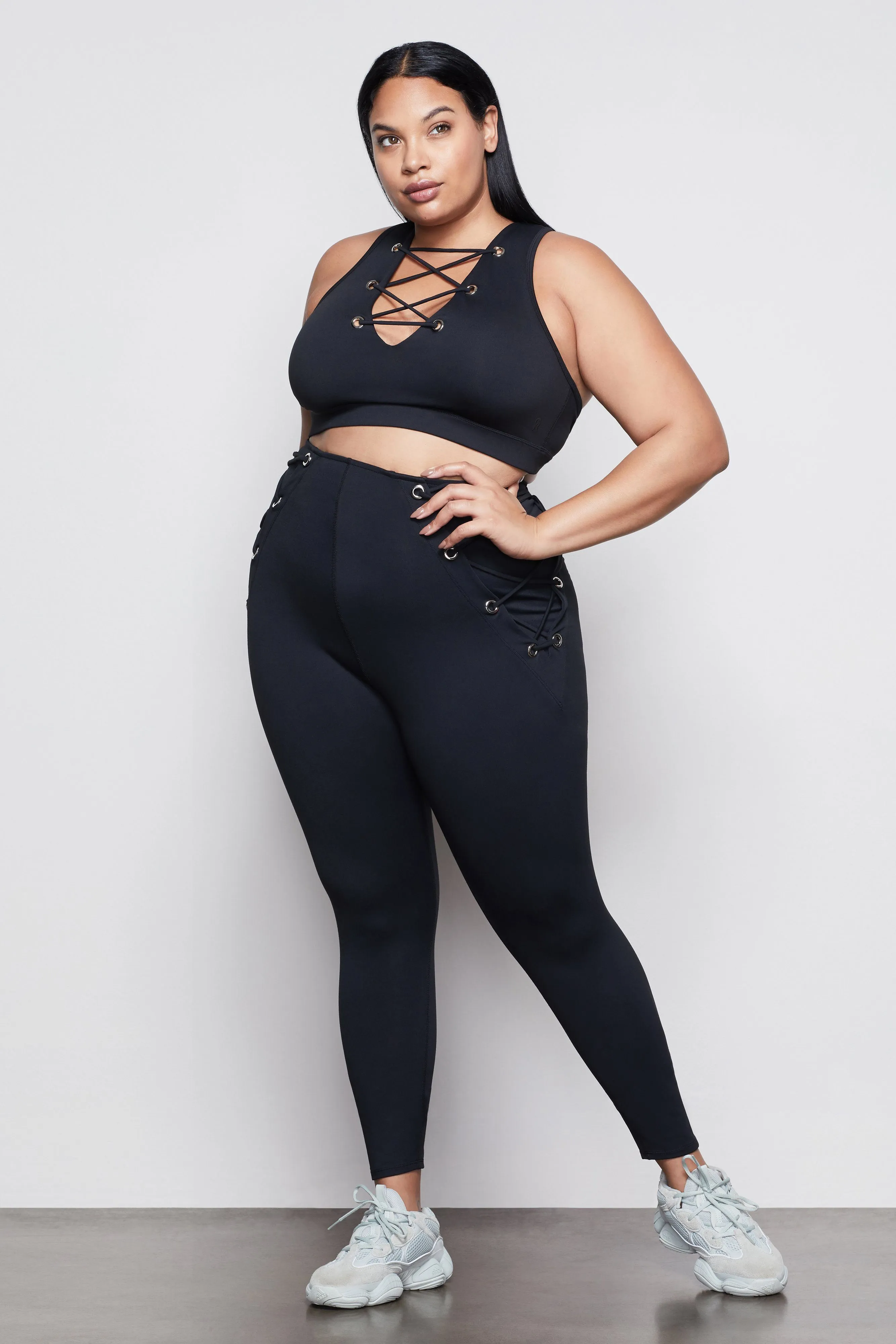 THE ALL TIED UP 7/8 LEGGING | BLACK001