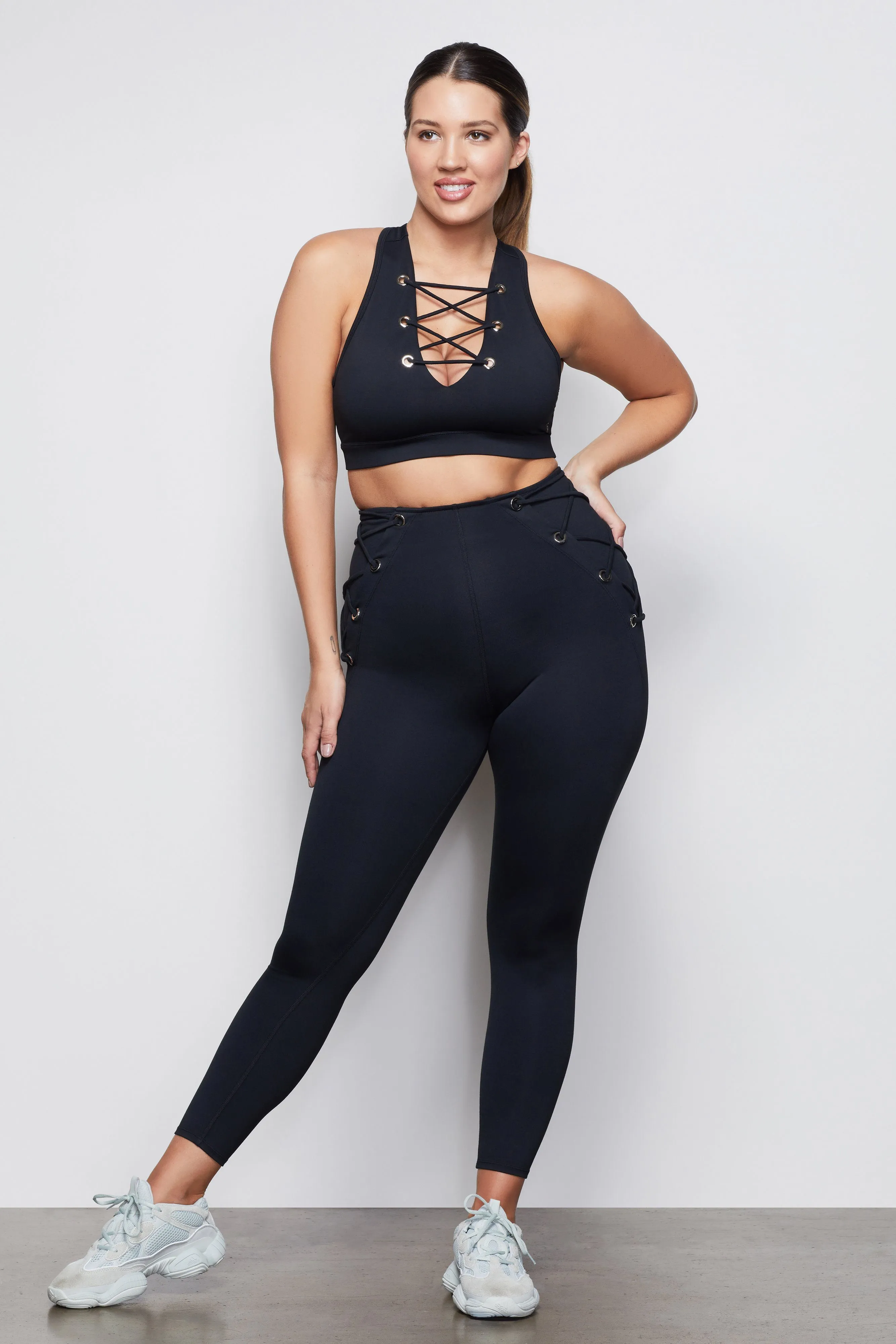 THE ALL TIED UP 7/8 LEGGING | BLACK001