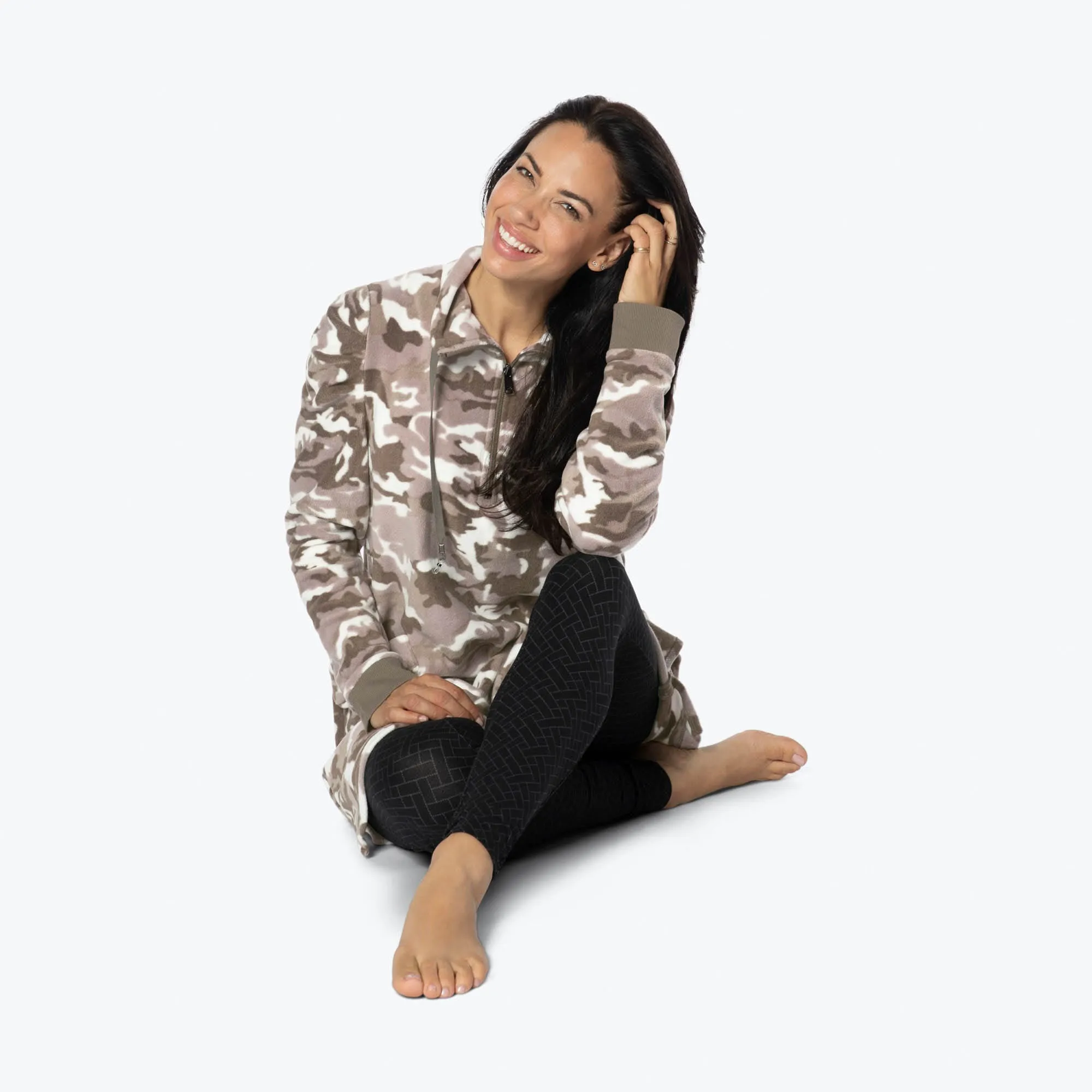 Via Stretch Fleece Tunic