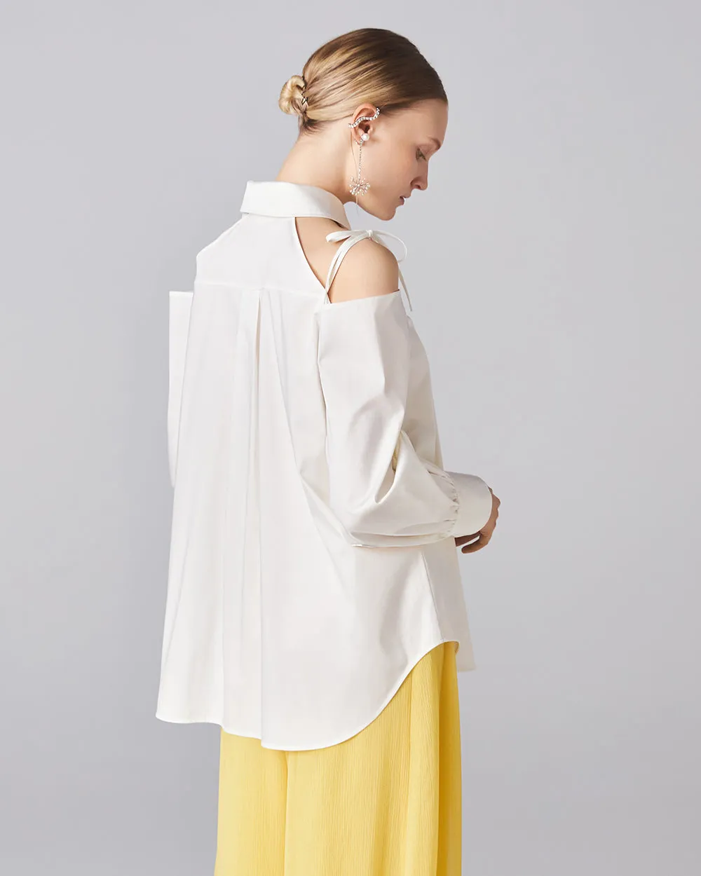 White Obi Shirt