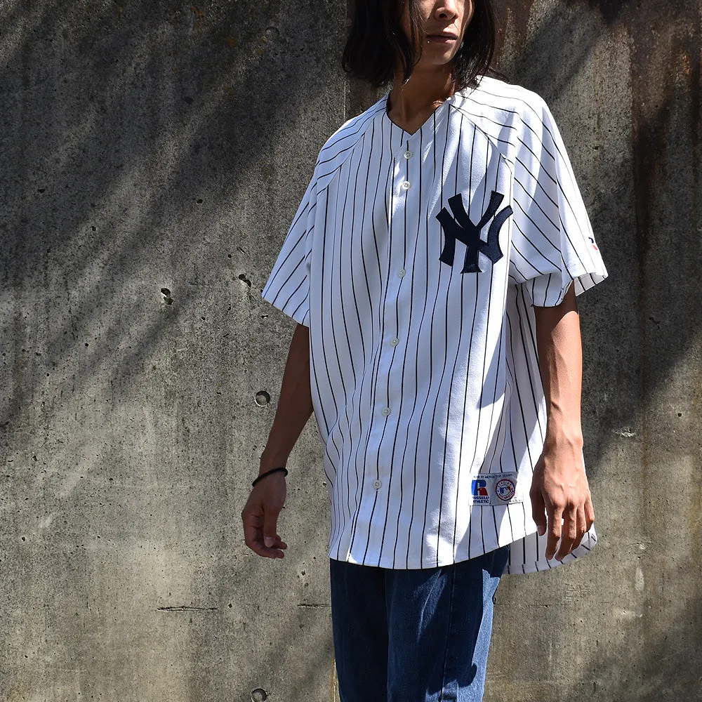 Y2K　MLB NY Yankees/ニューヨーク・ヤンキース “Alex Rodriguez #13” ベースボールシャツ　220926