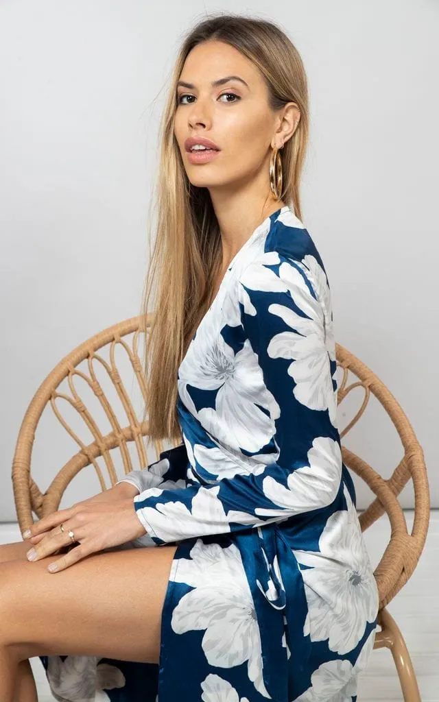 Yondal Dress In Navy Bloom