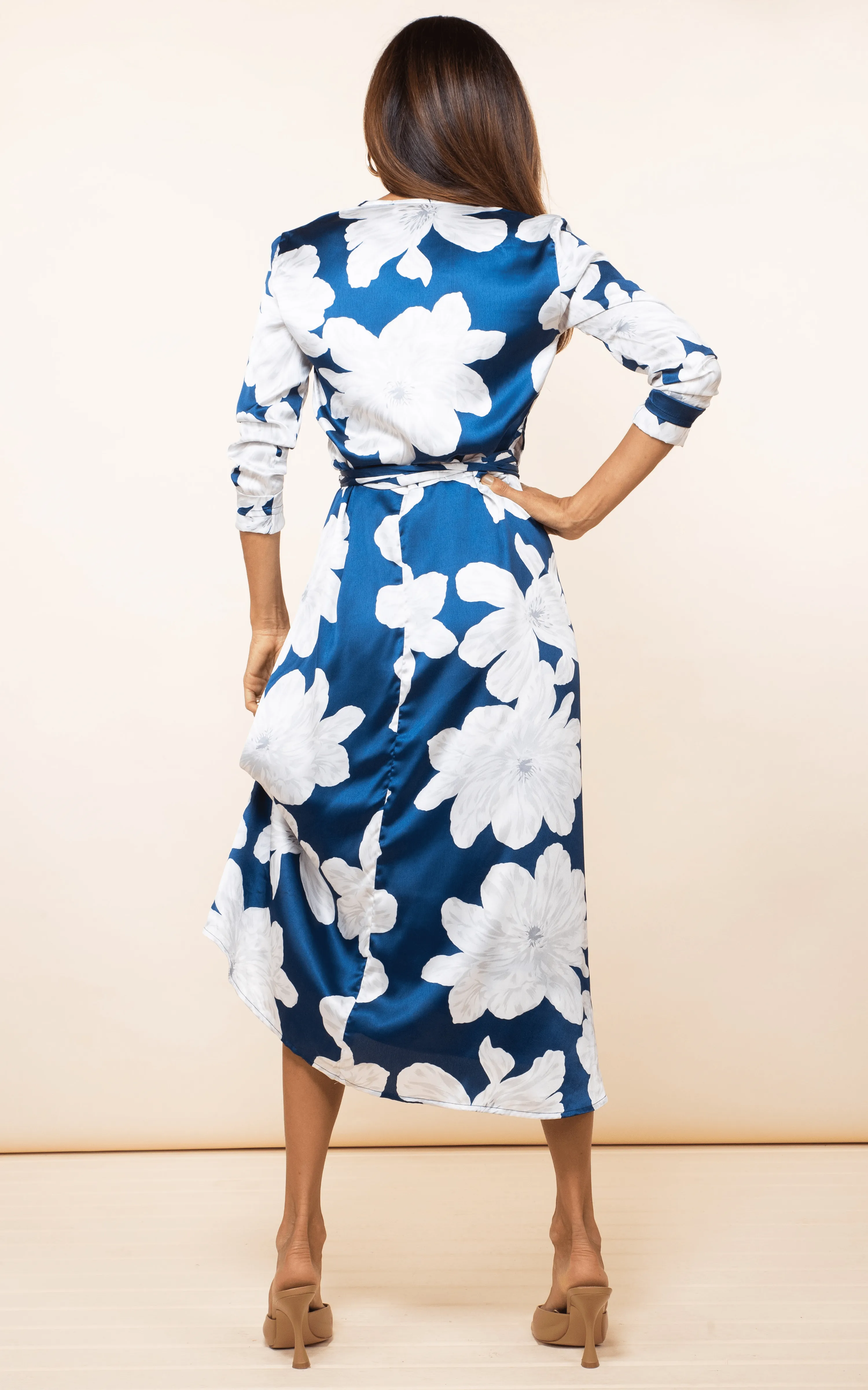 Yondal Dress In Navy Bloom