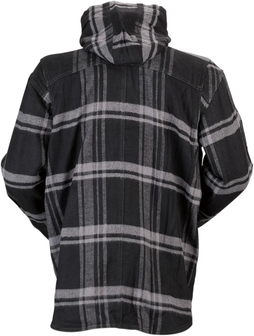 Z1R Timber Flannel Shirt - Black/Gray - Small 3040-2832